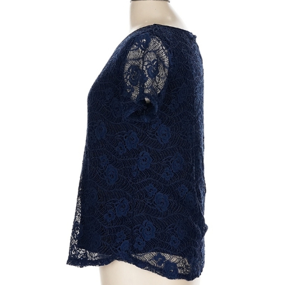 Leo&Nicole Lace Overlay Top SzXXL - Picture 3 of 6